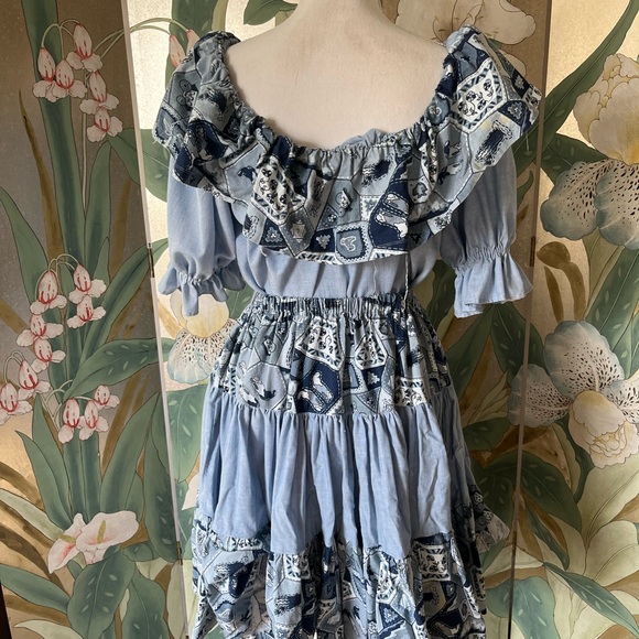 Vintage square dance skirt/blouse set - Picture 3 of 3